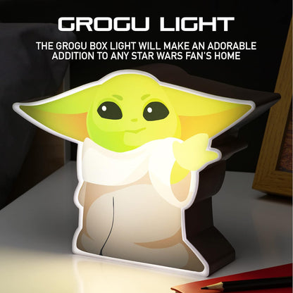 Paladone The Mandalorian The Child Night Light | Grogu Officially Licensed Star Wars Bedroom Decor and Desk Lamp