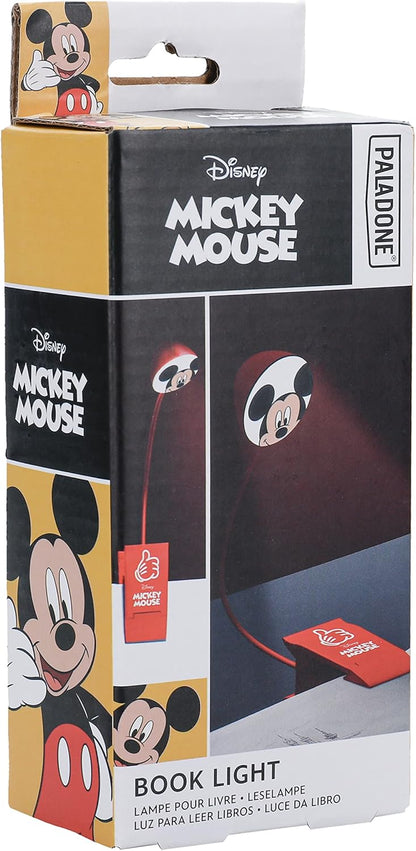 Mickey Mouse Reading Light | Disney Book Light for Reading in Bed or Portable Light for Travel