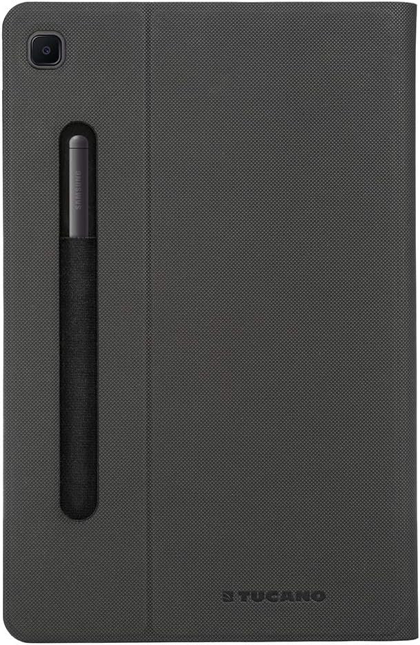 Tucano Gala - Custodia con copertina frontale per Samsung Galaxy Tab S6 Lite, con funzione supporto inclinabile e passante per penna
