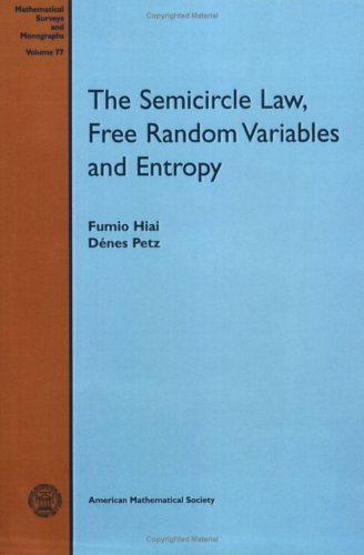 The Semicircle Law, Free Random Variables and Entropy