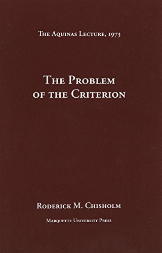 Problem of the Criterion