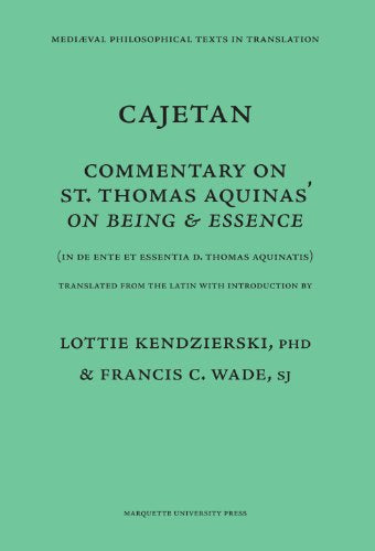 Commentary On Being And Essence