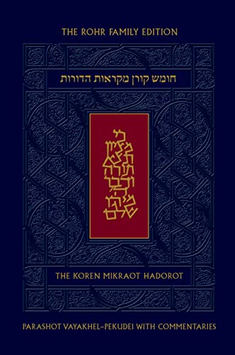Koren Mikraot Hadorot, V22: Vayakhel-Pekudei