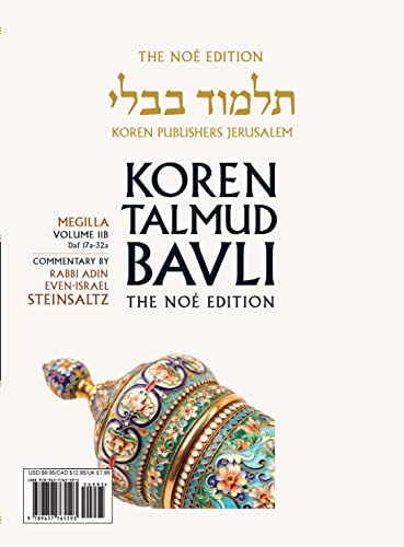 Koren Talmud Bavli V10b: Ta'anit, Daf 18b-31a, Noeי Color Pb, H/E