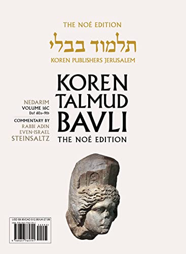 Koren Talmud Bavli V16c: Nedarim, Daf 60a-91b, Noeי Color Pb, H/E