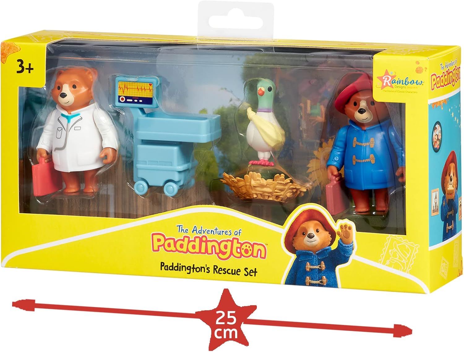 Rainbow Designs Official Paddington Bear Rescue Kit - The Adventures of Paddington Figurines for Kids