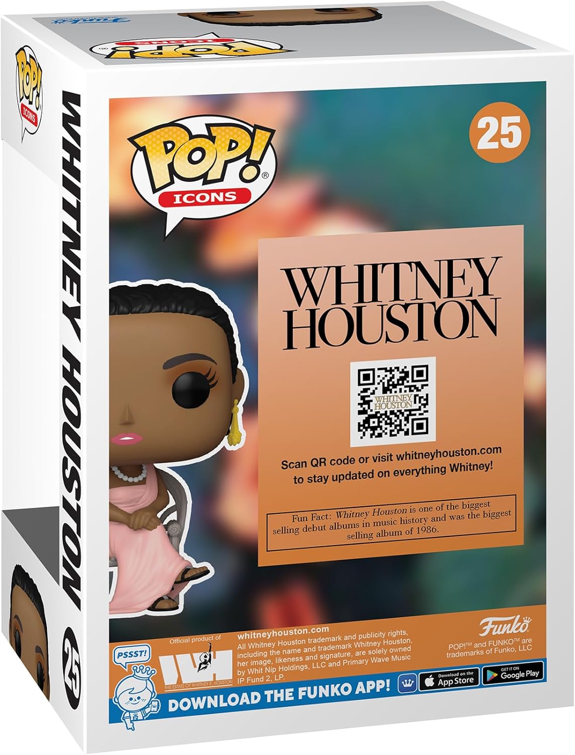 Funko POP! Icons: Whitney Houston - Debut - Collectable Vinyl Figure - Gift Idea - Official Merchandise - Toys for Kids & Adults - Music Fans - Model Figure for Collectors and Display