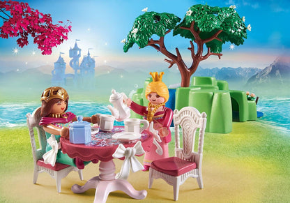 Playmobil 70961 Princess Promo Pack Princess Picnic with Foal, Fairy Princess with Swan Family, Fairy Tale, toy playset suitable for ages 4+