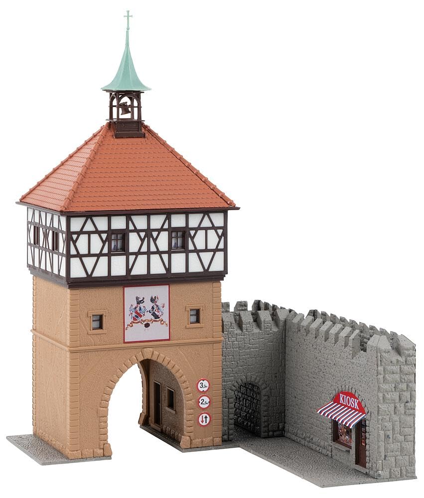 Faller 191789 H0 Old Town Gate with Wall