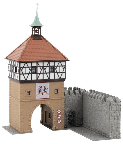 Faller 191789 H0 Old Town Gate with Wall