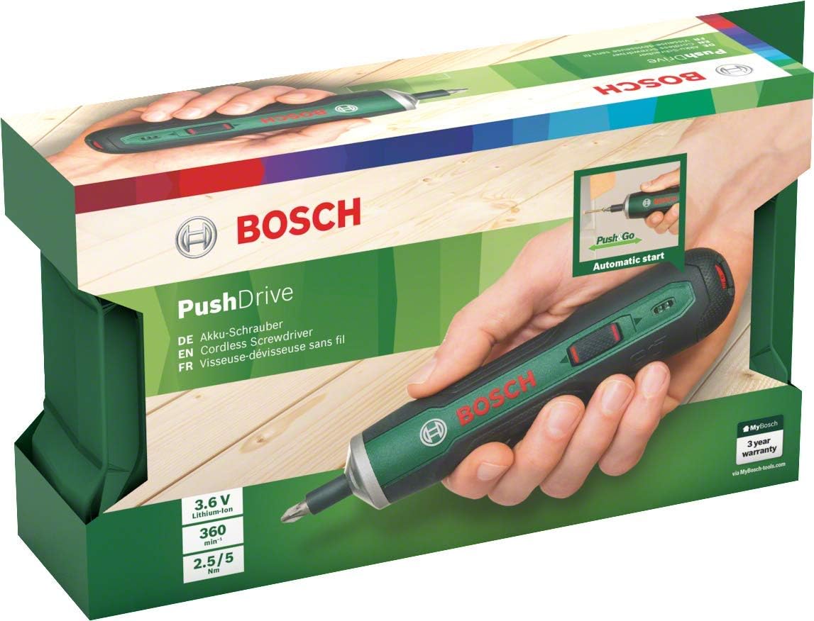 Bosch - Cordless Screwdriver - Pushdrive