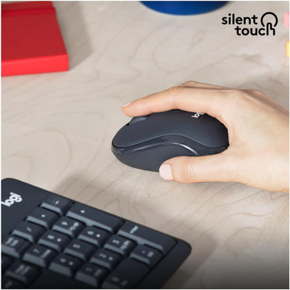 Logitech MK295 Silent Wireless Combo, QWERTY US International Layout - Grey