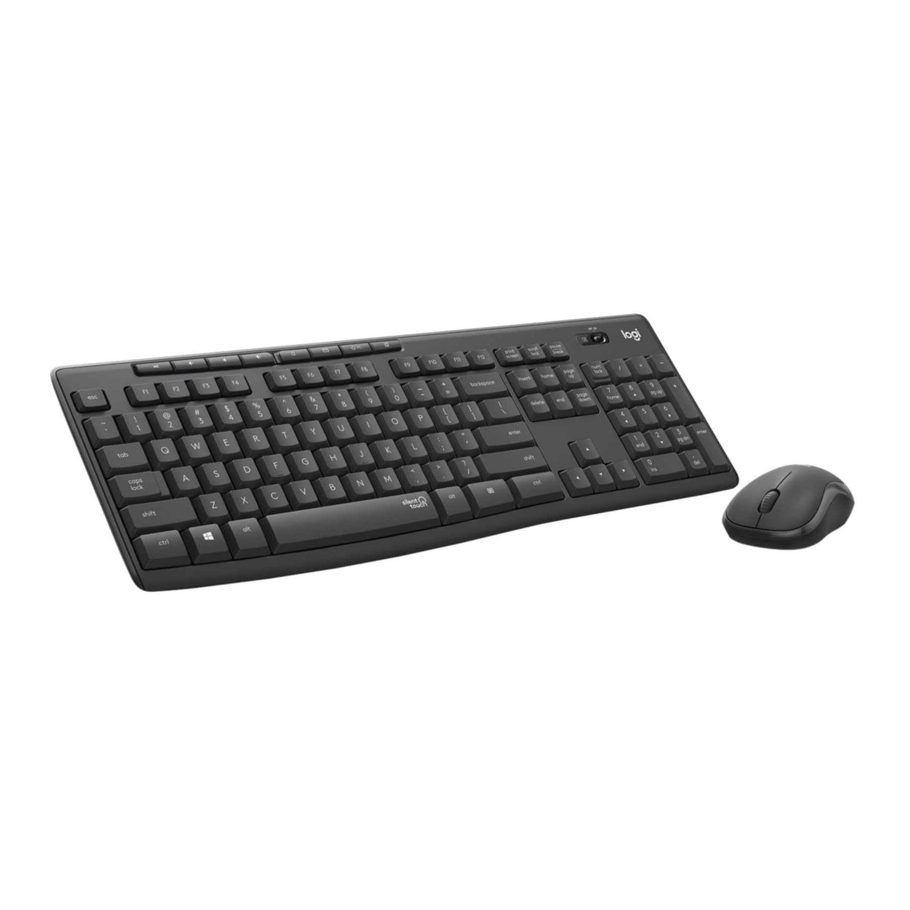 Logitech MK295 Silent Wireless Combo, QWERTY US International Layout - Grey