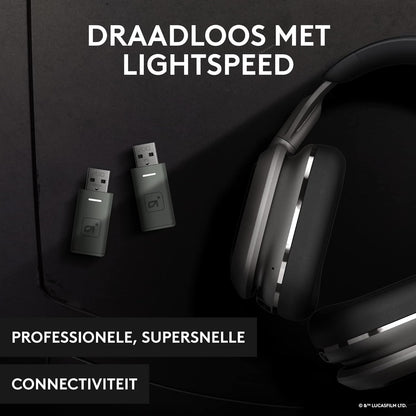Logitech G Astro A30 Lightspeed Wireless Gaming Headset for Xbox- Bluetooth, 2.4Ghz, Built-In & Detachable Mic, USB-C, 3.5mm, for Xbox Series X|S, Switch, PC - The Mandalorian Edition