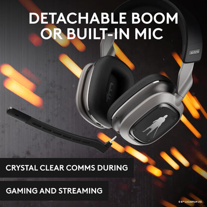 Logitech G Astro A30 Lightspeed Wireless Gaming Headset v. PS5 - Bluetooth, 2,4Ghz, Ingeb. & Afneemb. Micr., USB-C, 3,5mm, v. Playstation, Nintendo Switch, PC - The Mandalorian Edition
