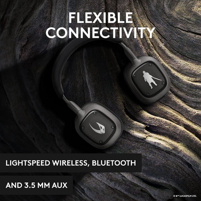 Logitech G Astro A30 Lightspeed Wireless Gaming Headset v. PS5 - Bluetooth, 2,4Ghz, Ingeb. & Afneemb. Micr., USB-C, 3,5mm, v. Playstation, Nintendo Switch, PC - The Mandalorian Edition