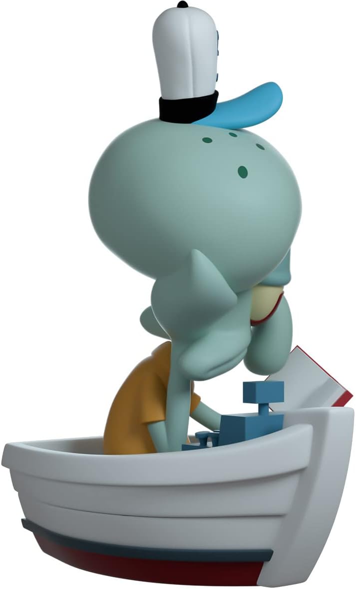 Bored Squidward, 4.4" Bored Squidward Collectible Figure, Based on Funny Internet Meme, High Detailed Collectible Figure - Youtooz Spongebob Squarepants Collection Based on Cartoon TV Series
