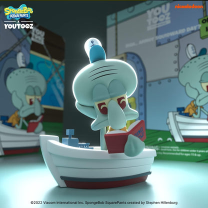 Bored Squidward, 4.4" Bored Squidward Collectible Figure, Based on Funny Internet Meme, High Detailed Collectible Figure - Youtooz Spongebob Squarepants Collection Based on Cartoon TV Series