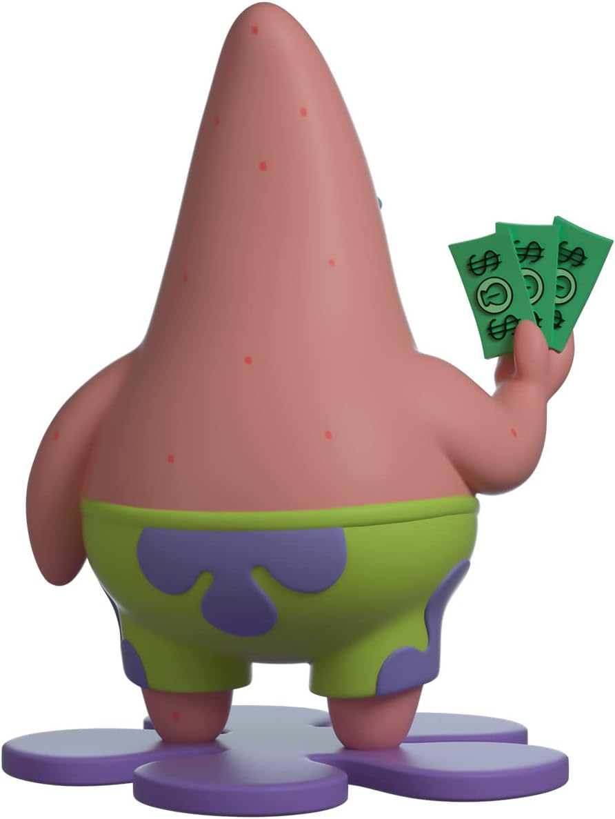 Youtooz I Have 3 Dollars, 4" Patrick Collectible Figure, Based on Funny Internet Meme, High Detailed Collectible Figure - Spongebob Squarepants Collection Based on Cartoon TV Series, Green