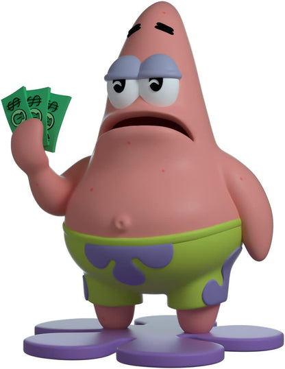Youtooz I Have 3 Dollars, 4" Patrick Collectible Figure, Based on Funny Internet Meme, High Detailed Collectible Figure - Spongebob Squarepants Collection Based on Cartoon TV Series, Green