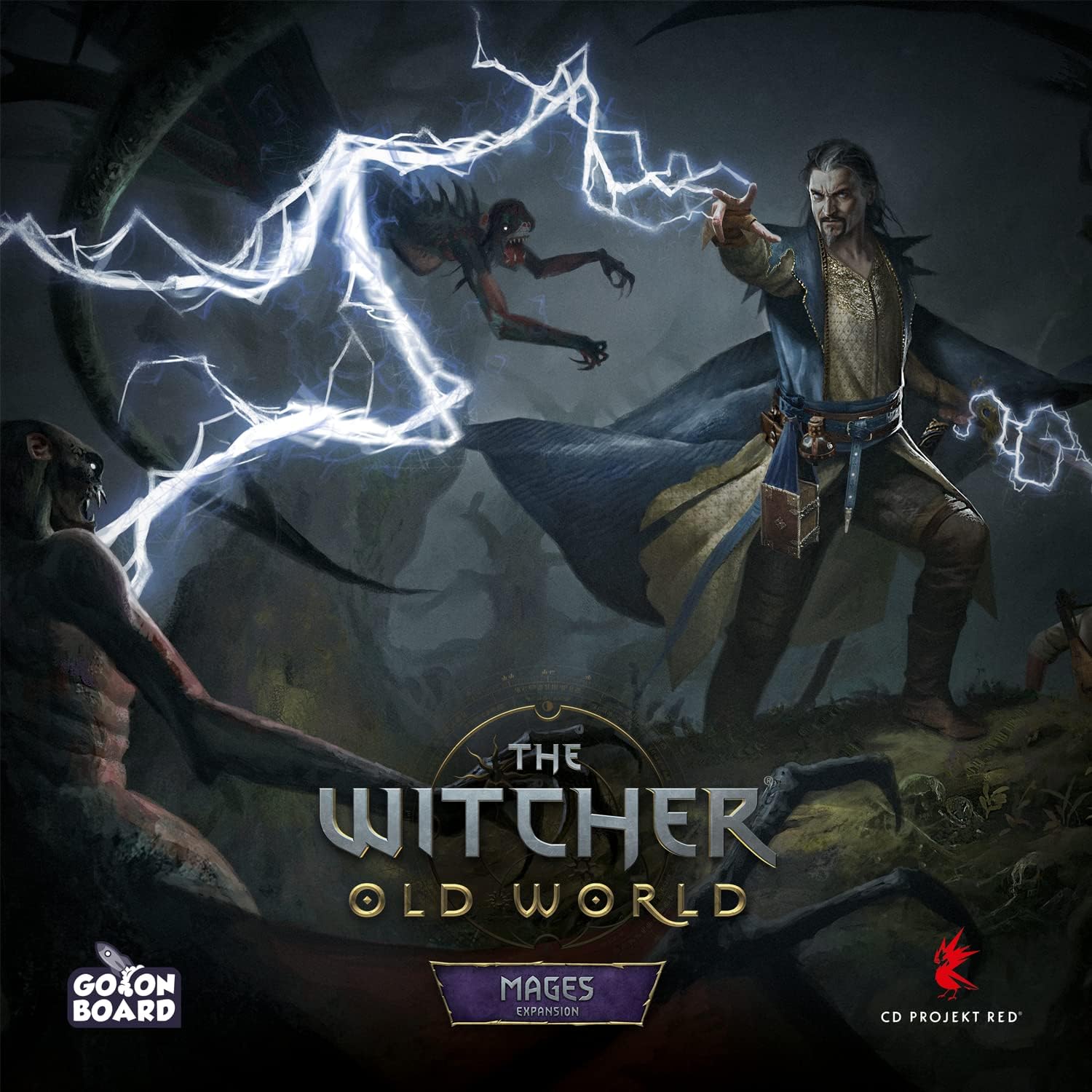 Go On Board | Mages Expansion: The Witcher: Old World | Board Game | Ages 14+ | 1-5 Players | 90-150 Minutes Playing Time