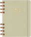 Moleskine Monthly and Weekly Spiral Agenda 12 Months 2024, Agenda 2024, Size XL 20,4x25,2, Hard Cover and Elastic Closure, Colour Crush Kiwi