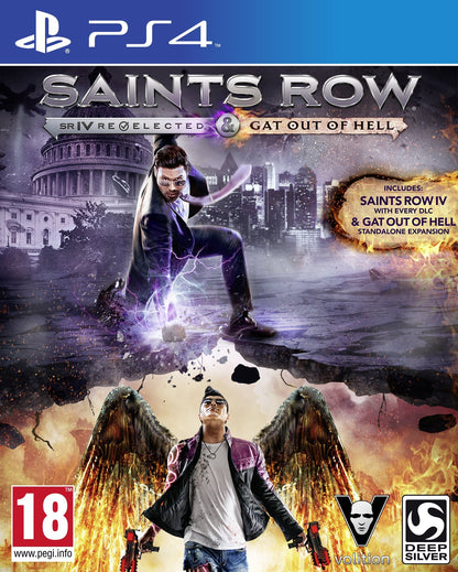 Saints Row IV Re-elected And Gat Out of Hell PS4 Game