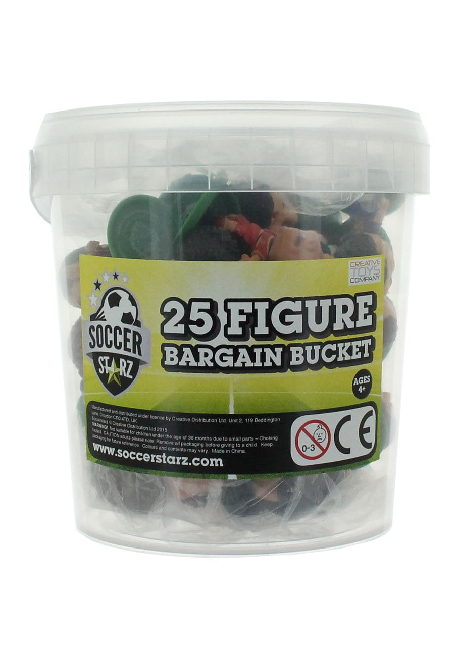 SoccerStarz - 25 Piece Standard Football Figure Bargain Bucket (25 Standard