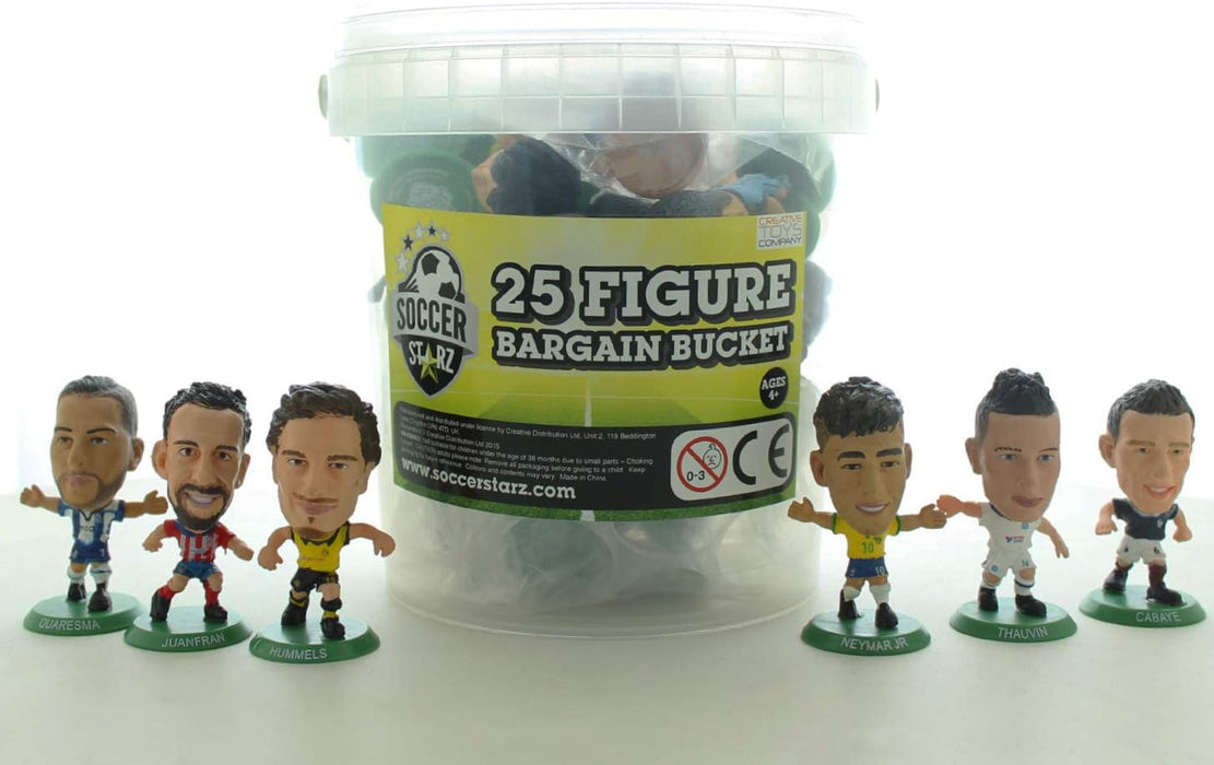 SoccerStarz - 25 Piece Standard Football Figure Bargain Bucket (25 Standard