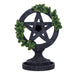 Aged Wiccan Pentagram Backflow Incense Burner 19Cm