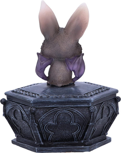 Nemesis Now Batty Box 15.2cm, Resin, Black, Gothic Bat Box, Storage Box, Gothic Giftware, Cast in the Finest Resin, Hand-Painted