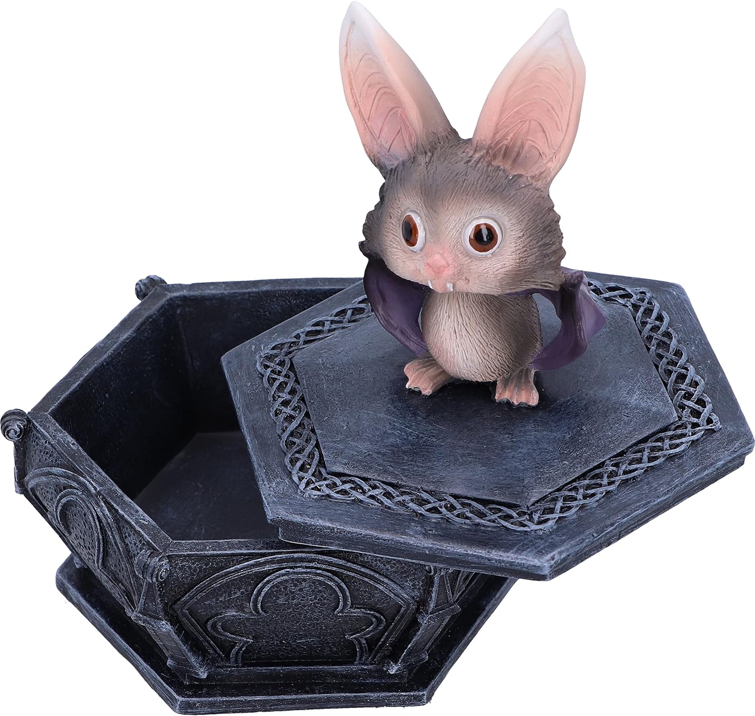 Nemesis Now Batty Box 15.2cm, Resin, Black, Gothic Bat Box, Storage Box, Gothic Giftware, Cast in the Finest Resin, Hand-Painted