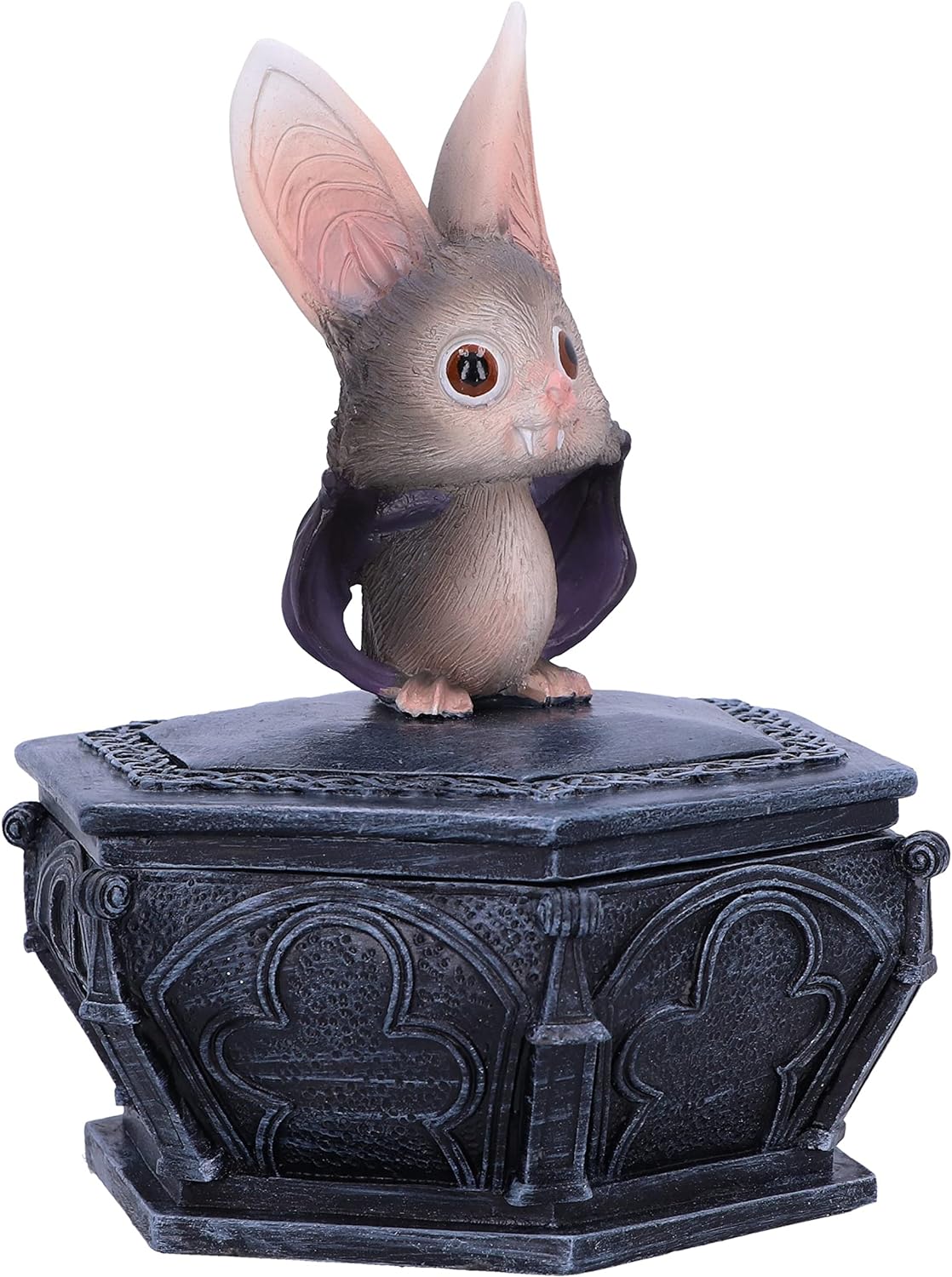 Nemesis Now Batty Box 15.2cm, Resin, Black, Gothic Bat Box, Storage Box, Gothic Giftware, Cast in the Finest Resin, Hand-Painted