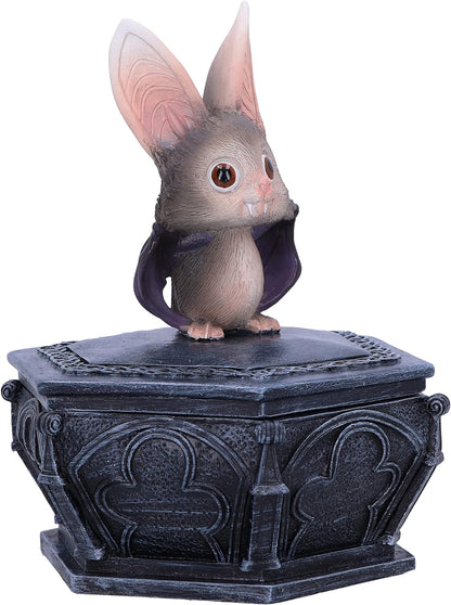 Nemesis Now Batty Box 15.2cm, Resin, Black, Gothic Bat Box, Storage Box, Gothic Giftware, Cast in the Finest Resin, Hand-Painted
