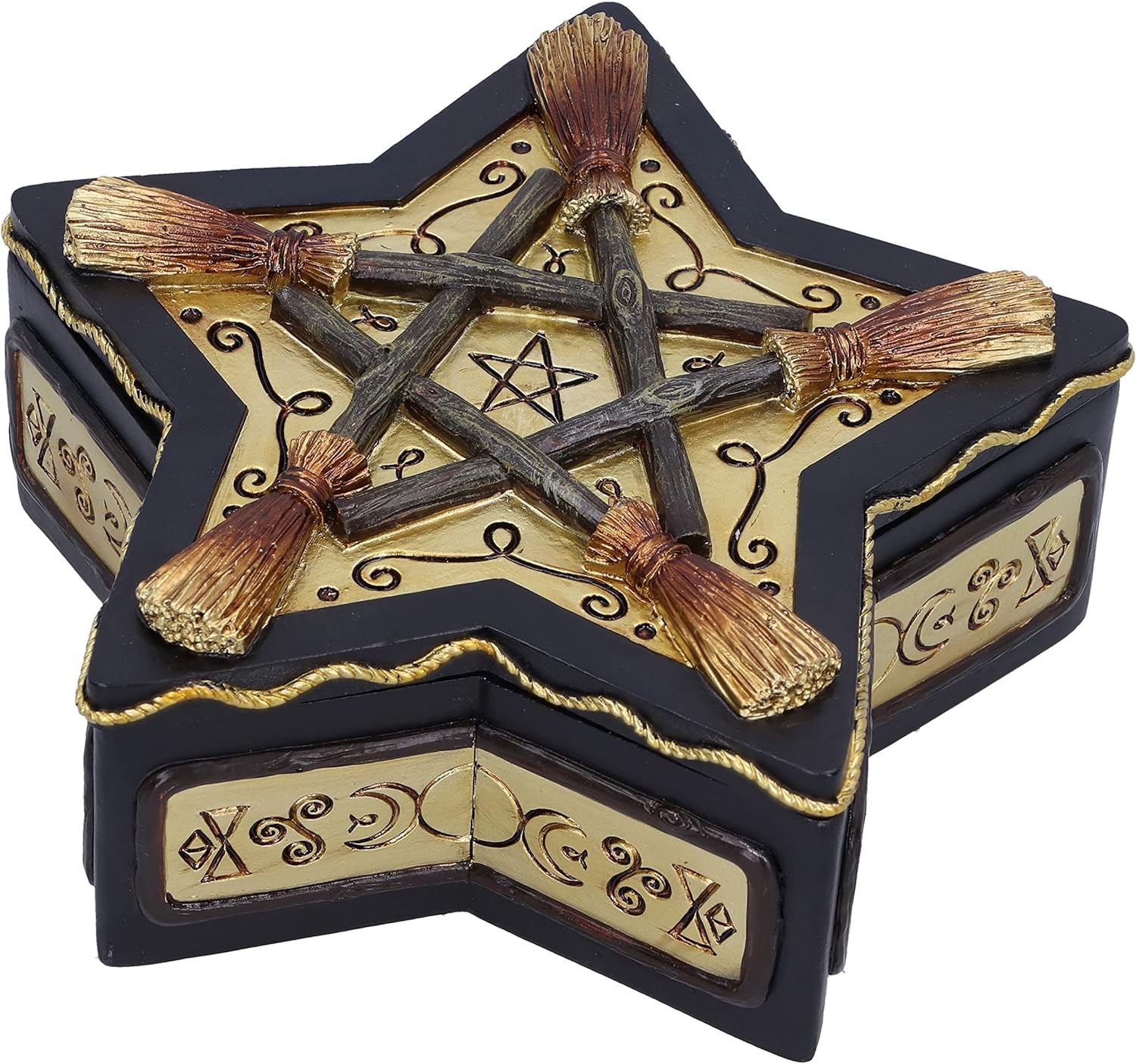 Nemesis Now Magick - Caja protectora de resina (16 cm), color blanco