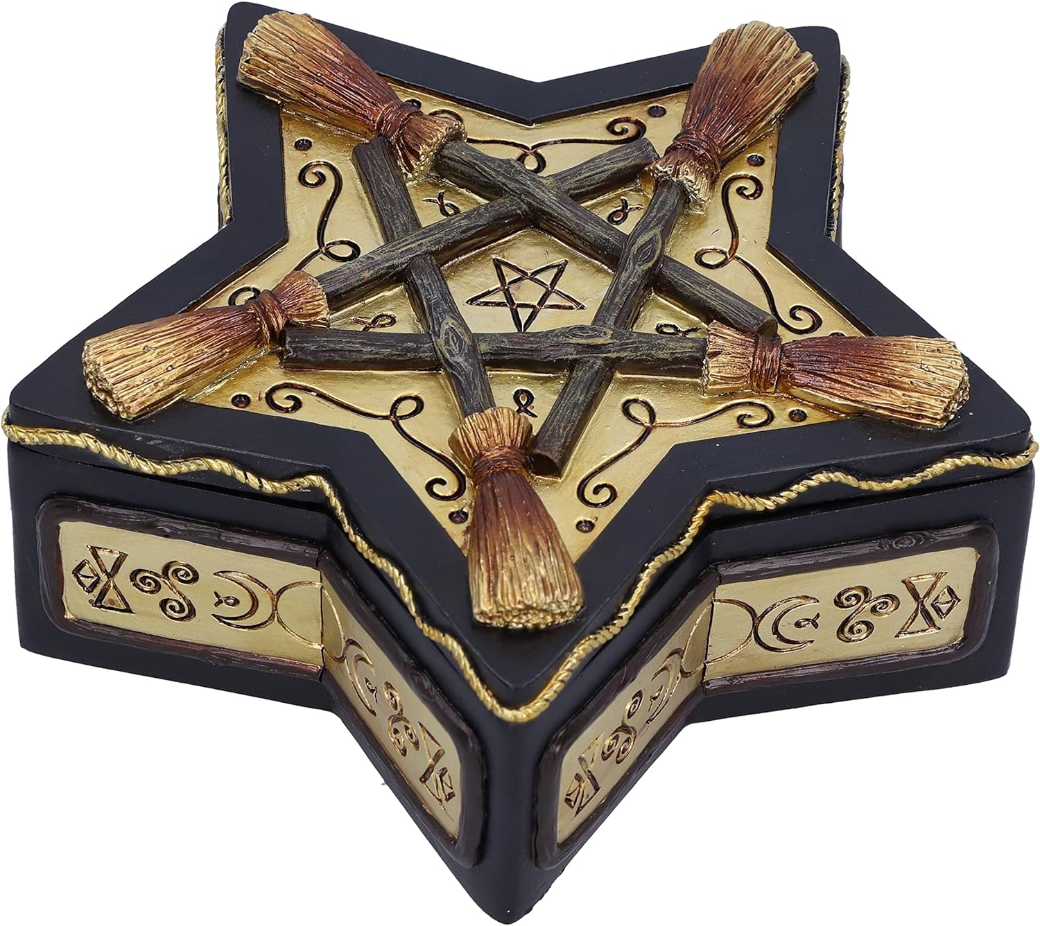 Nemesis Now Magick - Caja protectora de resina (16 cm), color blanco