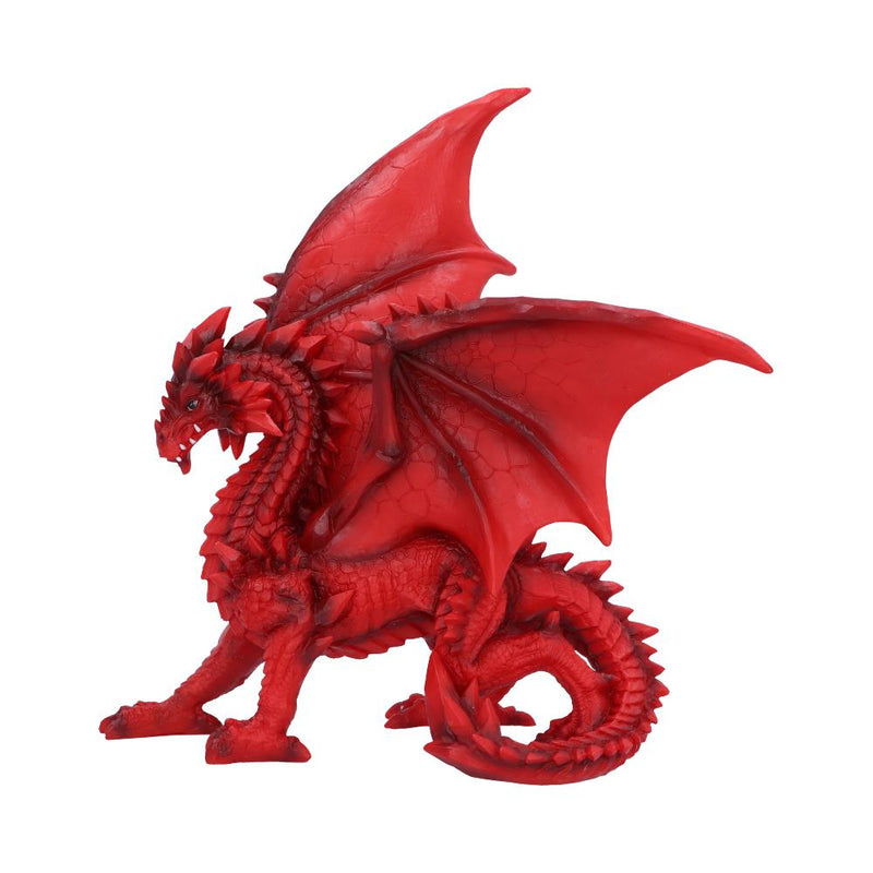 Tailong Red Dragon Figurine 21.5Cm