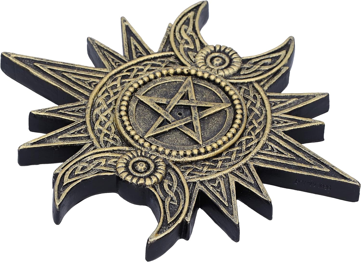 Celestial Worship Triple Moon Incense Burner 17.3Cm