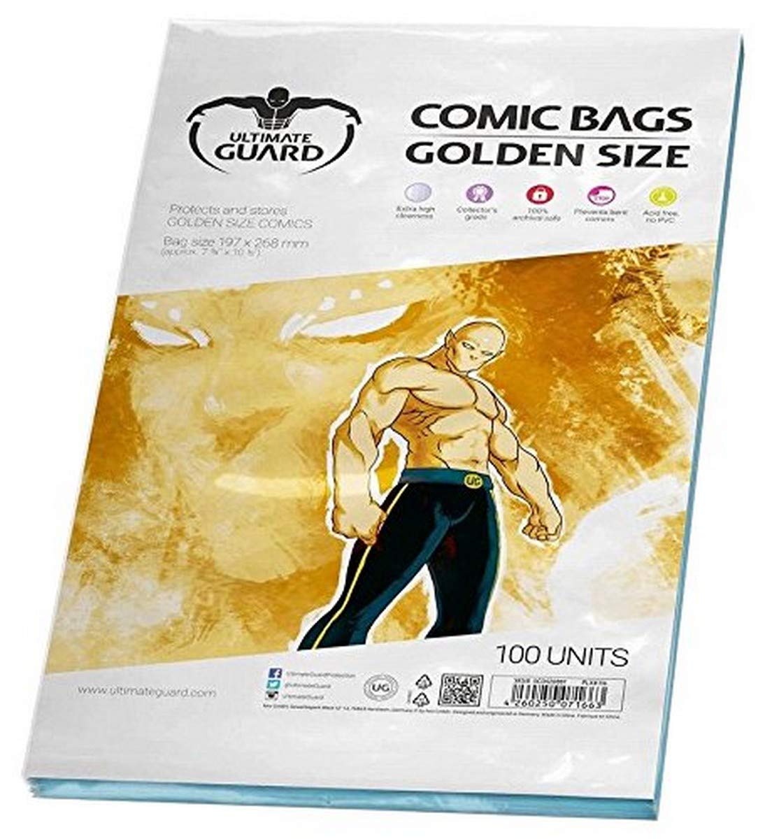 Golden Comic Bags