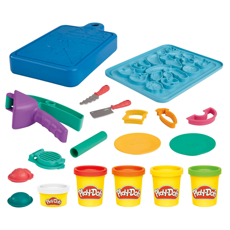 Play-Doh, Il Mio Primo Set da Chef, playset con 14 Accessori da Cucina, Giocattolo presscolare per attività artistiche e manuali, per Bambini e Bambine dai 3 Anni in su