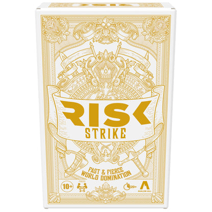 Risk Strike Cards and Dice Game, Quick-Playing Strategy Card Game for 2-5 Players, 20 Min. Average, Family Games, Party Games