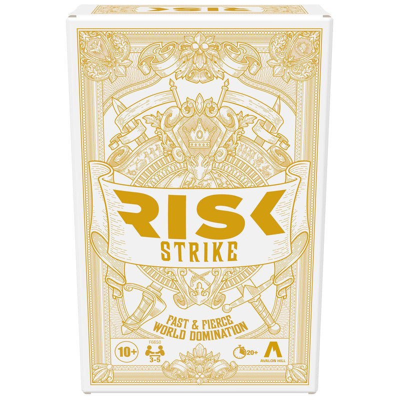 Risk Strike Cards and Dice Game, Quick-Playing Strategy Card Game for 2-5 Players, 20 Min. Average, Family Games, Party Games
