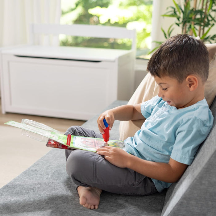 Melissa & Doug Water Wow! Onthul met water - Boerderij, Kleurboek, Busy book, Reisspel, Kleuren met water, Activiteitenblok, Waterspel voor kinderen, Speelgoed 3 jaar, Cadeau voor jongens en meisjes