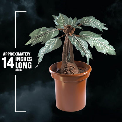 The Noble Collection Mandrake Interactive Collectors Plush by Officially Licensed 14in (35cm) Harry Potter Toy Dolls Mandrake Plush & Plant Pot - for Kids & Adults