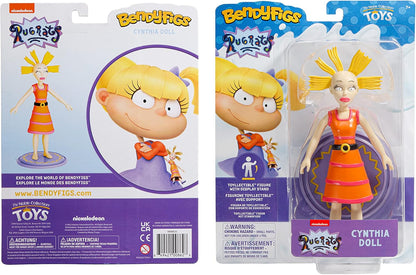BendyFigs The Noble Collection Rugrats Cynthia - Noble Toys 16 cm buigbare Posable Collectible Pop Figure met Stand en Mini Accessory