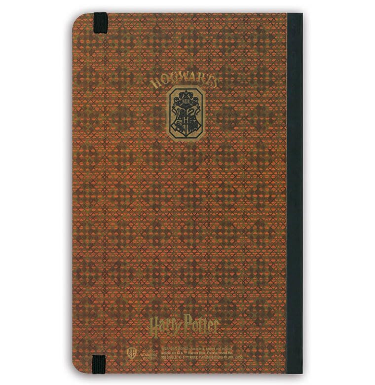 Harry Potter | Hufflepuff Logo | Hardcover Notizbuch A5 | mit Gummiband | liniert