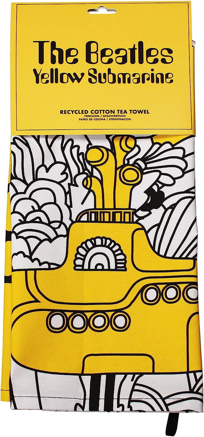 Tea Towel (Recycled Cotton) - The Beatles (Yellow Submarine)