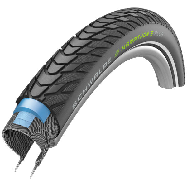 Schwalbe Marathon E-Plus Smart Dualguard Addix-E Fahrradreifen mit Drahtperle