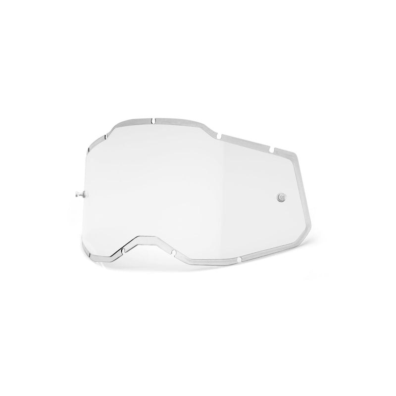 100% Racecraft 2 / Accuri 2 / Strata 2 Injected Replacement Lens - Clear