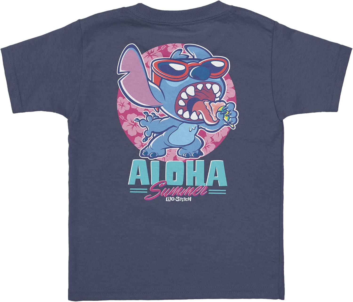Funko Pocket Pop! & Tee: Disney - Summer Stich Stitch - Extra - for Children and Kids - Extra Large - (XL) - T-Shirt - Clothes With Collectable Vinyl Minifigure - Gift Idea for Boys and Girls